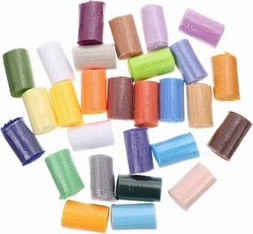 SEWACC 30 Rolls Latch Hook Yarn Pre-Cut Rug Yarn Colorful Sewing Replace Yarn Latch Hook Projects Threads for Pillowcases Blankets Tapestry Mixed Colors