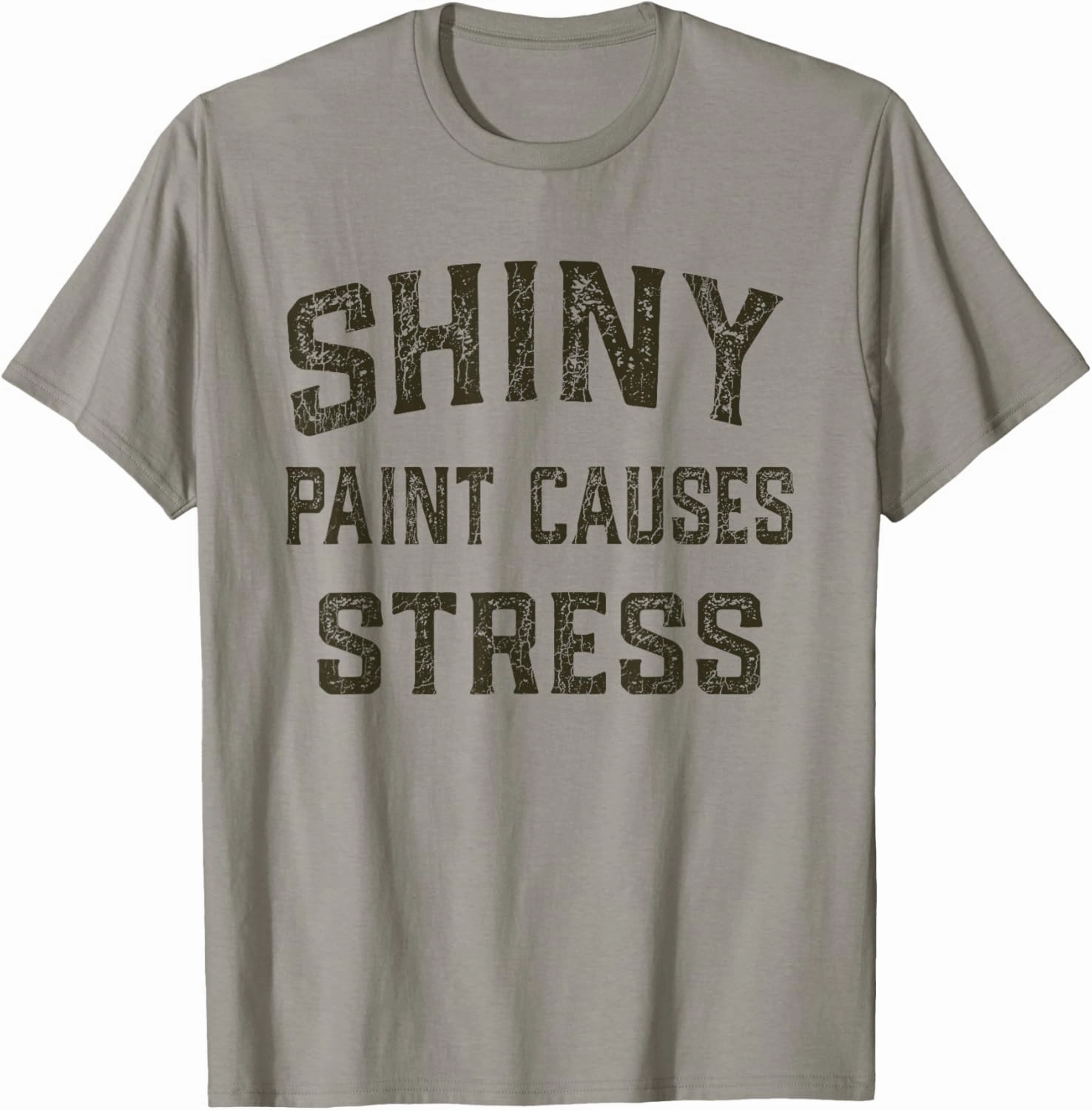 Shiny Paint Causes Stress Rat Rod Rules Automotive T-Shirt