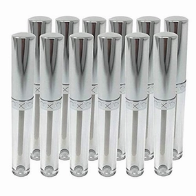 Silver Empty Lip Gloss Tubes 10 mL (30 Pack)