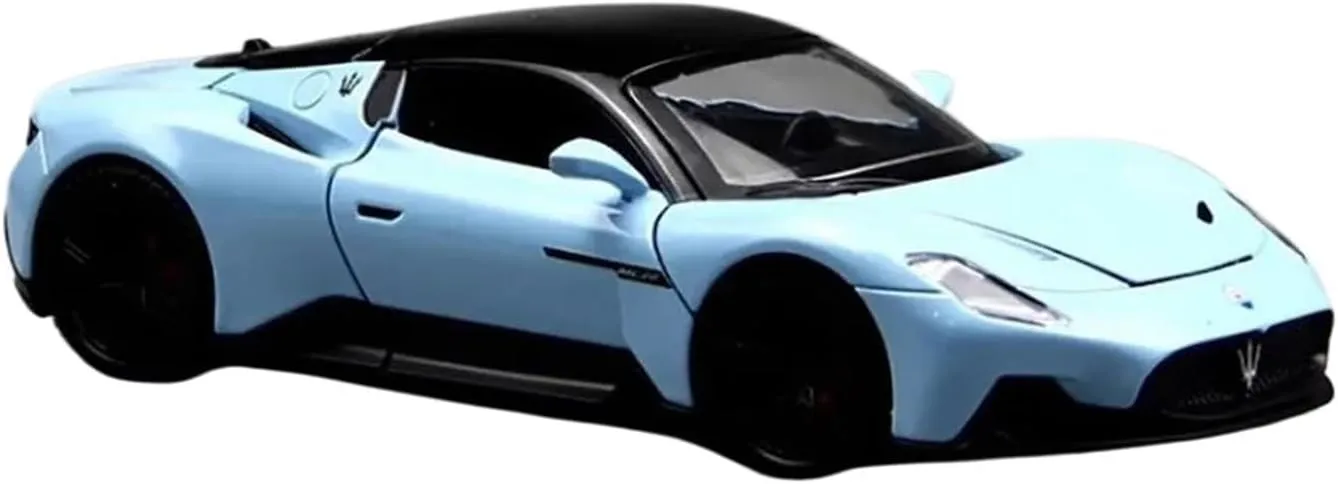Simulation Car Model 1：24 for Maserati Mc20 Sports Car Simulation Alloy Car Model Home Decoration Metal Ornaments Mini Vehicles Toys(Green)