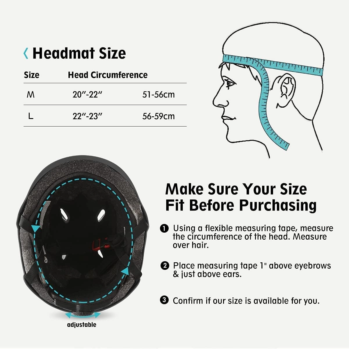 Skateboard Bike Helmet for Adults Adjustable Knee Elbow Pads Wrist Guards Protective Gear Helmets Set Teens for Bicycle Cycling Skate Scooter Bicycle Helmet