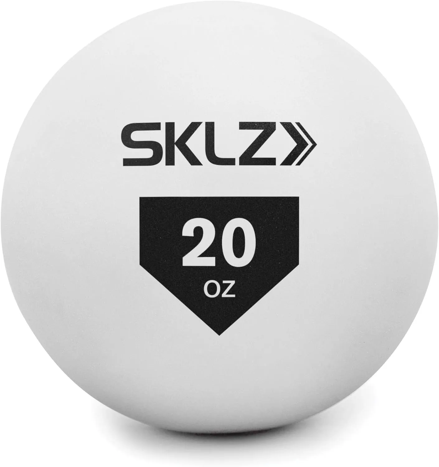 SKLZ Contact Ball Baseball and Softball Batting Training Ball, 20 Ounce,White