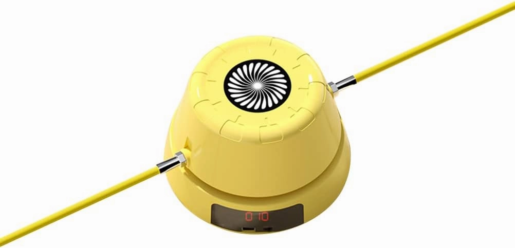 Smart Jump Rope Machine, Electric Rope Skipping Machine Rechargeable Jump Rope Toy Rope Skipping Sports for Kid Indoor Outdoor Workout Jumping Rope with Remote Control for Home Gym Party