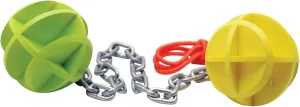 SME Self-Healing Dueling Balls and Chain | Versatile Durable Hunting Sports Shooting Competition Highly Visible Colored Connected 4" Ball Targets