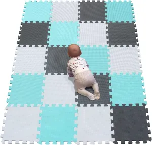 Soft Foam Baby Play Mats - 20 Tiles for Safe Fun!