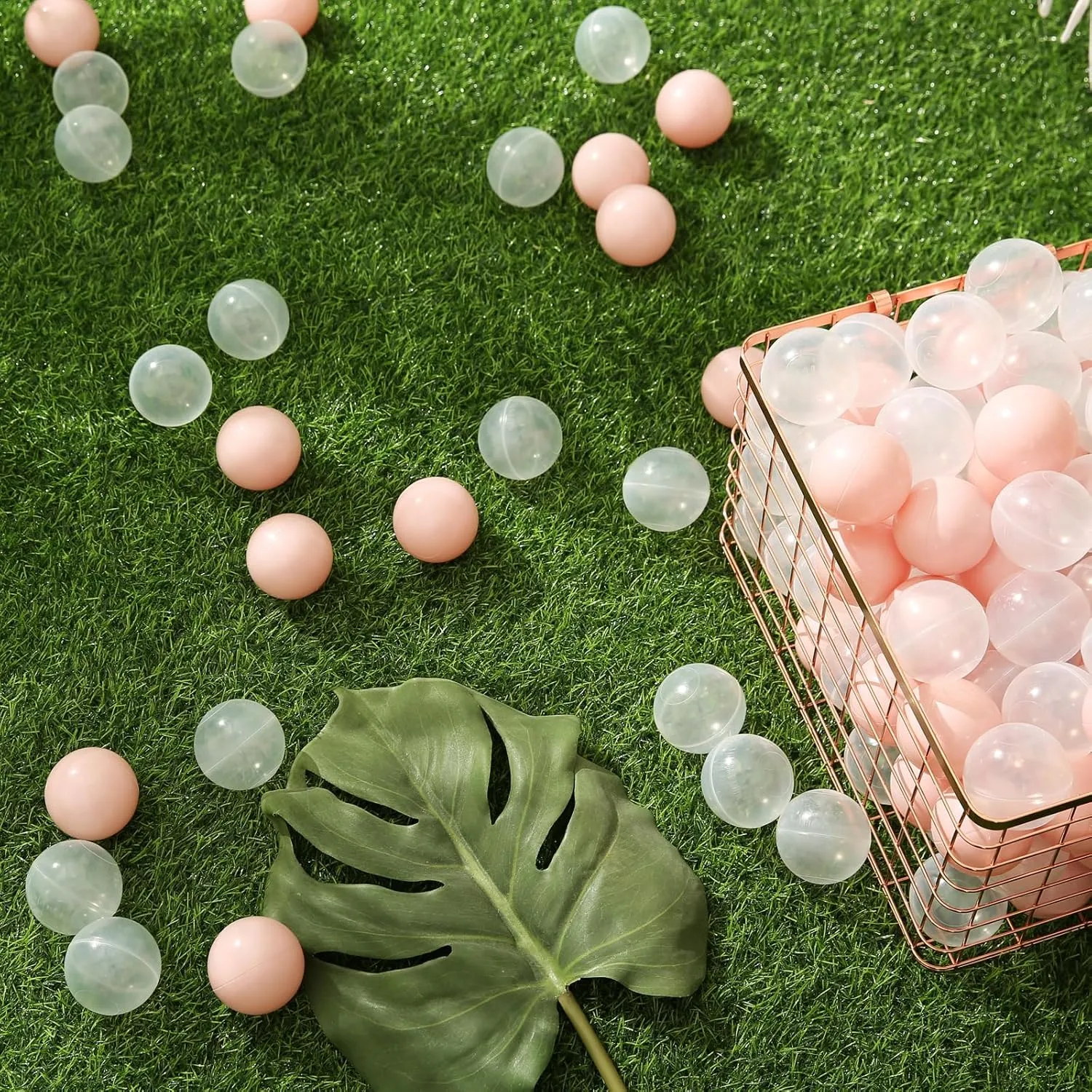 Soft Play Ball Pit Balls - Crush Proof Plastic Balls for Ball Pit Pack of 100pcs Set for Toddlers Ball Pool Playtent Tunnels with Reusable Storage Bag - 2.16 Inch