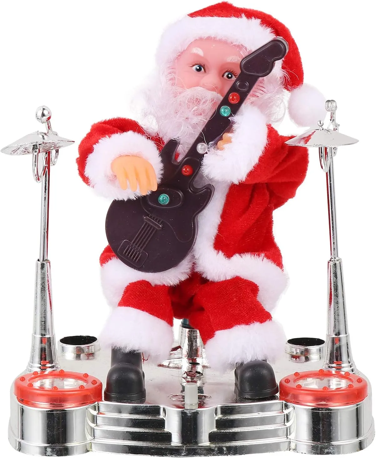 SOIMISS 1 Pc Electric Christmas Toy Battery-powered Toy Christmas Doll for Kids Christmas Supply Adornmental Doll Christmas Theme Doll Decorative Toy Christmas Ornament Electric Doll