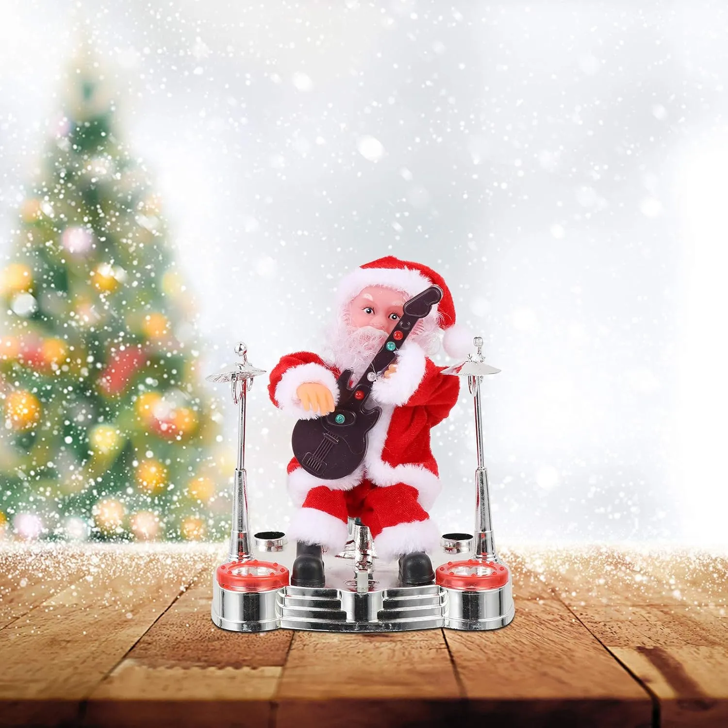 SOIMISS 1 Pc Electric Christmas Toy Battery-powered Toy Christmas Doll for Kids Christmas Supply Adornmental Doll Christmas Theme Doll Decorative Toy Christmas Ornament Electric Doll