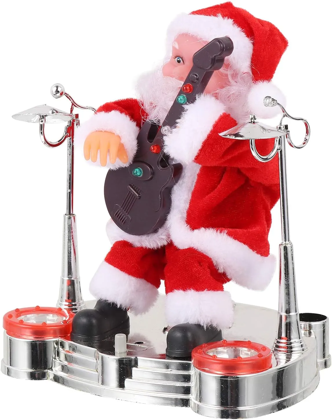 SOIMISS 1 Pc Electric Christmas Toy Battery-powered Toy Christmas Doll for Kids Christmas Supply Adornmental Doll Christmas Theme Doll Decorative Toy Christmas Ornament Electric Doll