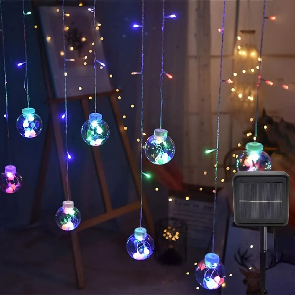 Solar Fairy String Lights, LED Wishing Ball