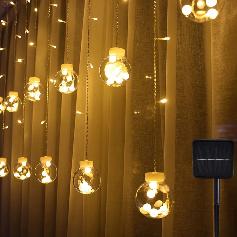 Solar Fairy String Lights, LED Wishing Ball