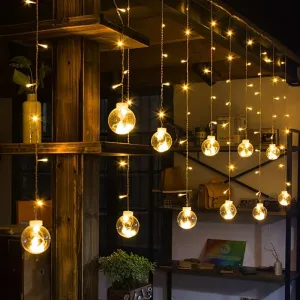 Solar Fairy String Lights, LED Wishing Ball