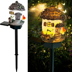 Solar Pinecone Lights for Outside, Waterproof Fairy Garden Lights Solar Christmas Lights, Decorative Fall Acorn Lights Thanksgiving Decoration Solar Garden Decor for Outdoor Lawn Yard Patio