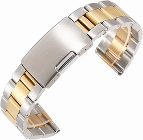 Solid Stainless Steel Watch Band Wrist Watch Women Bracelet Men's Watch Accessories 16 18 20 22 24 26 28 30mm