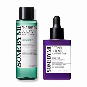 SOME BY MI Retinol Intense Reactivating Serum 50ml   AHA BHA PHA 30 Days Miracle Toner