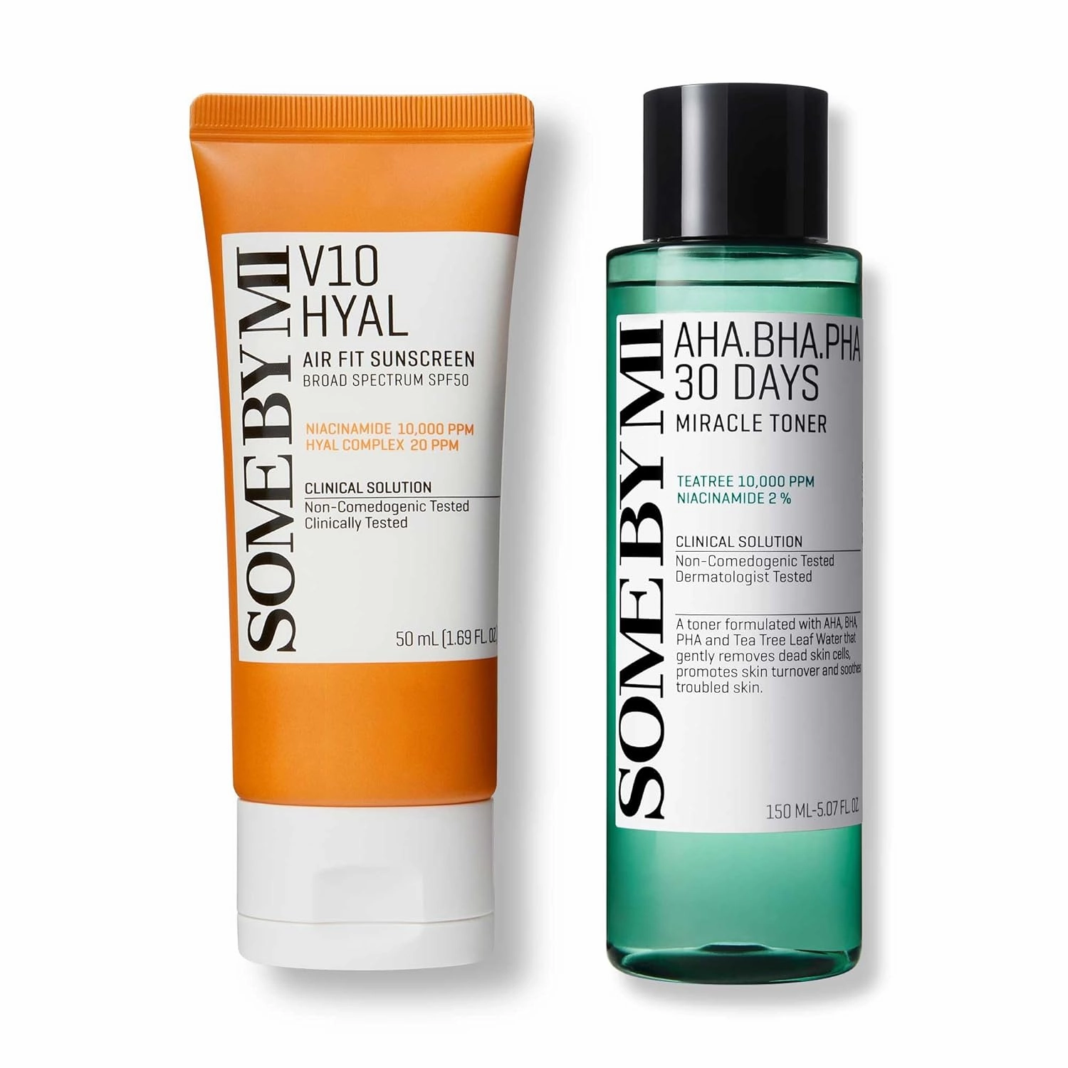 SOME BY MI V10 Hyal Air Fit Sunscreen   AHA BHA PHA 30 Days Miracle Toner