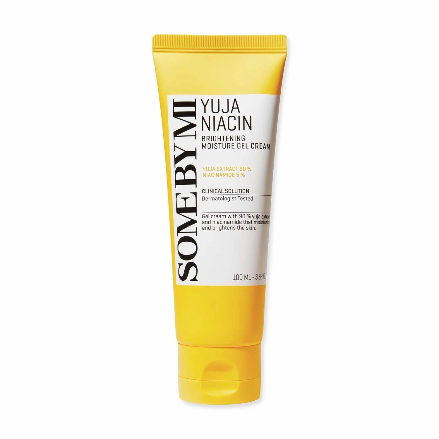 SOME BY MI Yuja Niacin Brightening Moisture Gel Cream - 3.38Oz, 100ml - Made from 10 Vitamin for Dull-Looking Skin - Mild Moisturizer for Skin Calming, Melasma and Blemish Care - Korean Skin Care