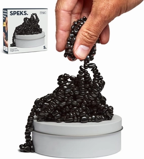 Speks Original Crags Ferrite Putty | 500  Ferrite Stones in a Tin, Fidget Toy for Stress Relief, Sensory Desk Toy for Adults & Teens 14  | White, Medium