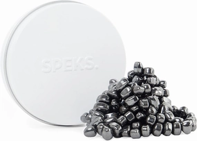 Speks Original Crags Ferrite Putty | 500  Ferrite Stones in a Tin, Fidget Toy for Stress Relief, Sensory Desk Toy for Adults & Teens 14  | White, Small