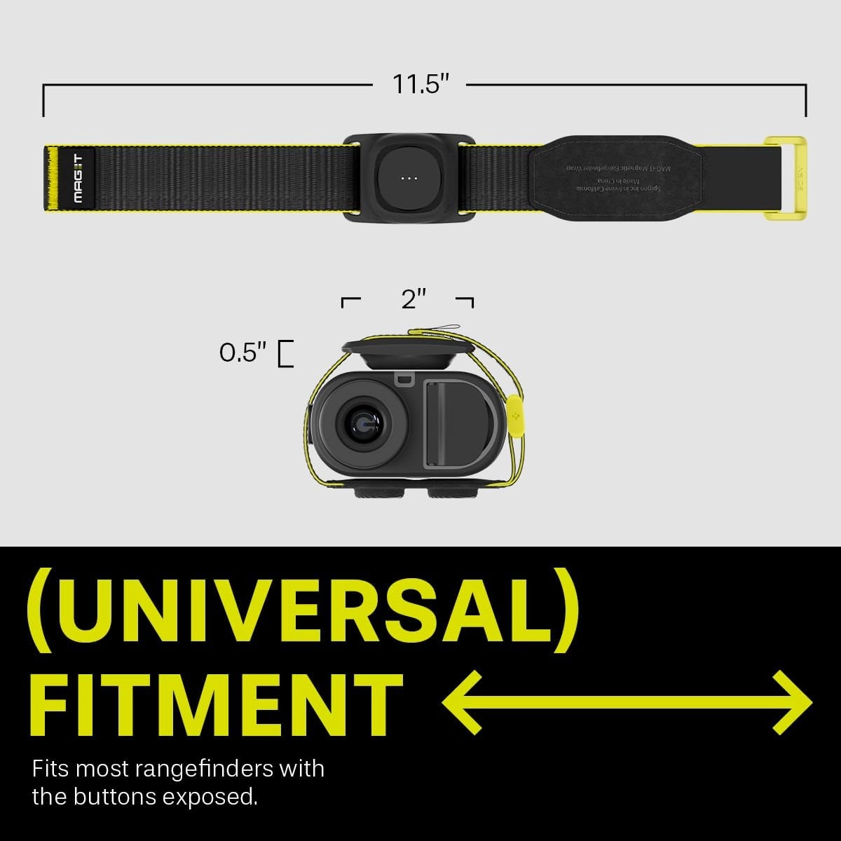 Spigen MAG-iT Magnetic Golf Rangefinder Strap with AirTag/TagMe Tracker and GPS for Golf Cart