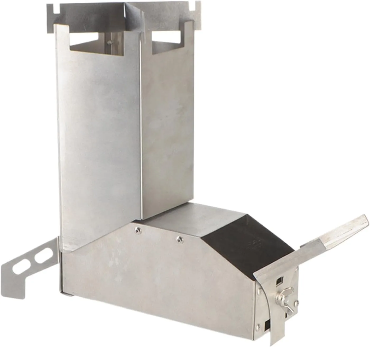 Stainless Steel Rocket Stove, Camping Stove for Cooking Portable Wood Burning Stove, Removable Charcoal Stoves for Cooking backyard cooking Camping grill outdoor events BBQ