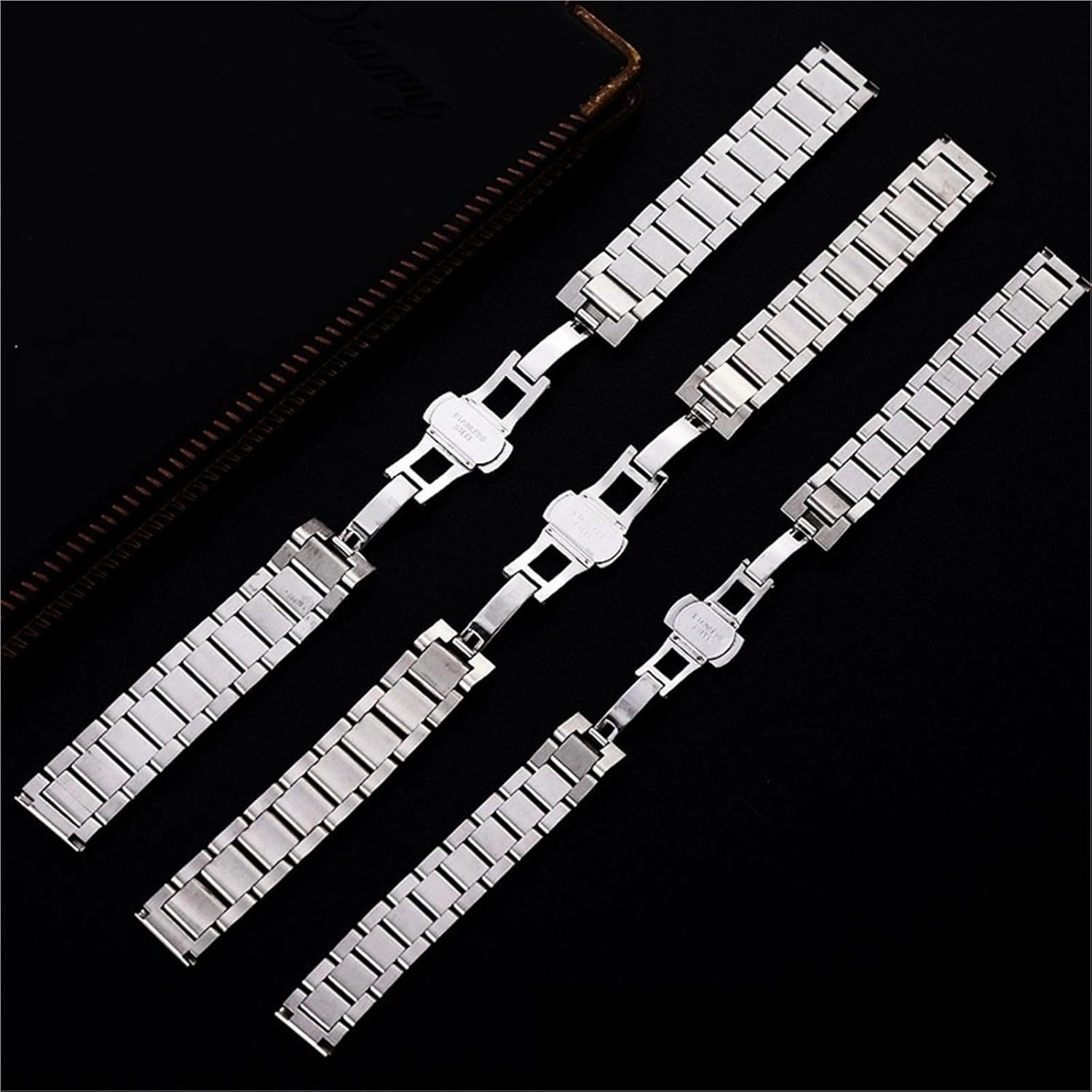 Stainless Steel Strap 18mm Universal Replacement Bracelet Watch Accessories