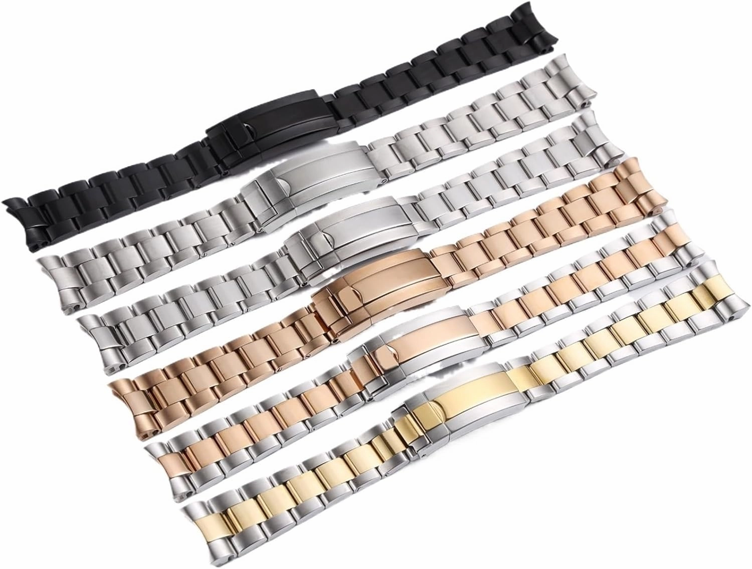 Stainless Steel Watch Band 20mm 21mm Wristband for Smart Watch Quartz Watch Men Women Metal Wristband