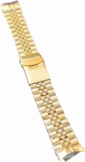 Stainless Steel Watch Band 22mm Replacement Watch Band Length Adjustable Unisex Replacement Bracelet Watch Accessories