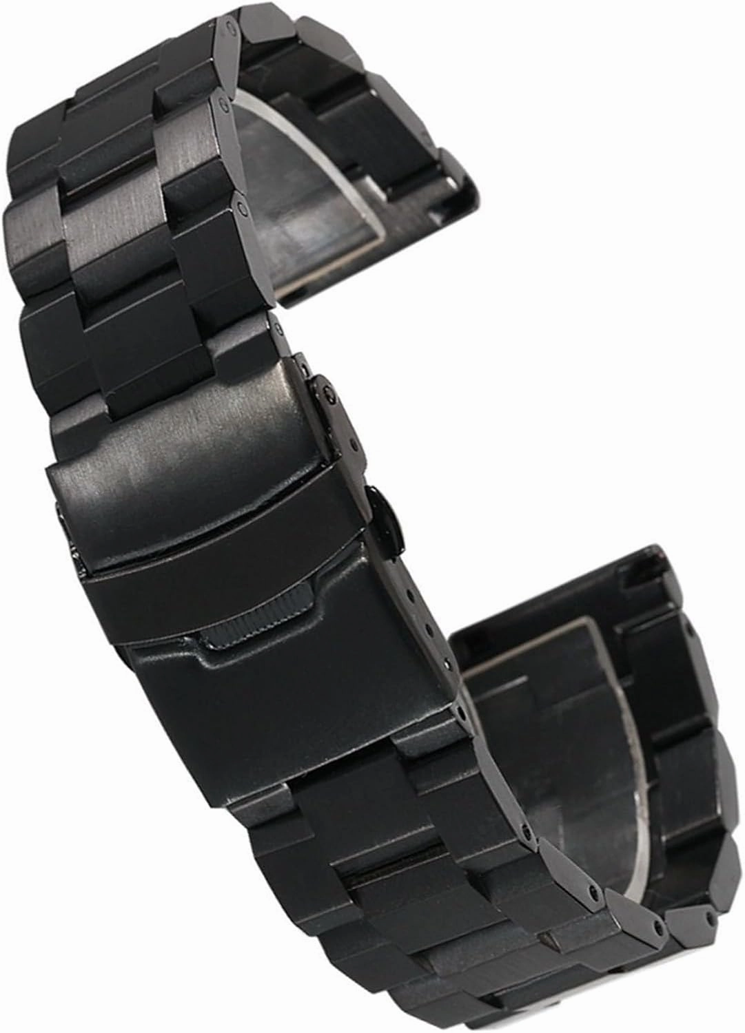 Stainless Steel Watch Strap 18mm 20mm Replacement Wristband Folding Buckle Men's Women's Watch Strap Suitable for Traditional Watches