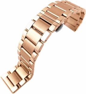 Stainless Steel Watch Strap 18mm 20mm Stainless Steel Folding Buckle Wristband Men Women Metal Bracelet Suitable for Smart Watch Traditional Watch