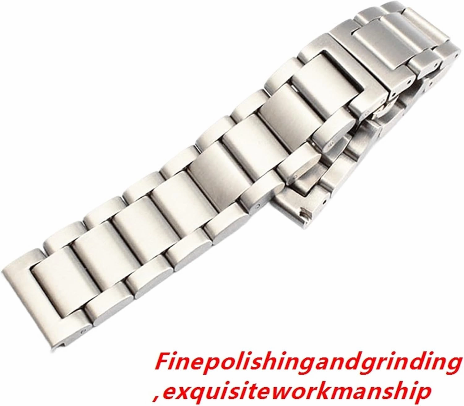 Stainless Steel Watch Strap 18mm 20mm Stainless Steel Folding Buckle Wristband Men Women Metal Bracelet Suitable for Smart Watch Traditional Watch