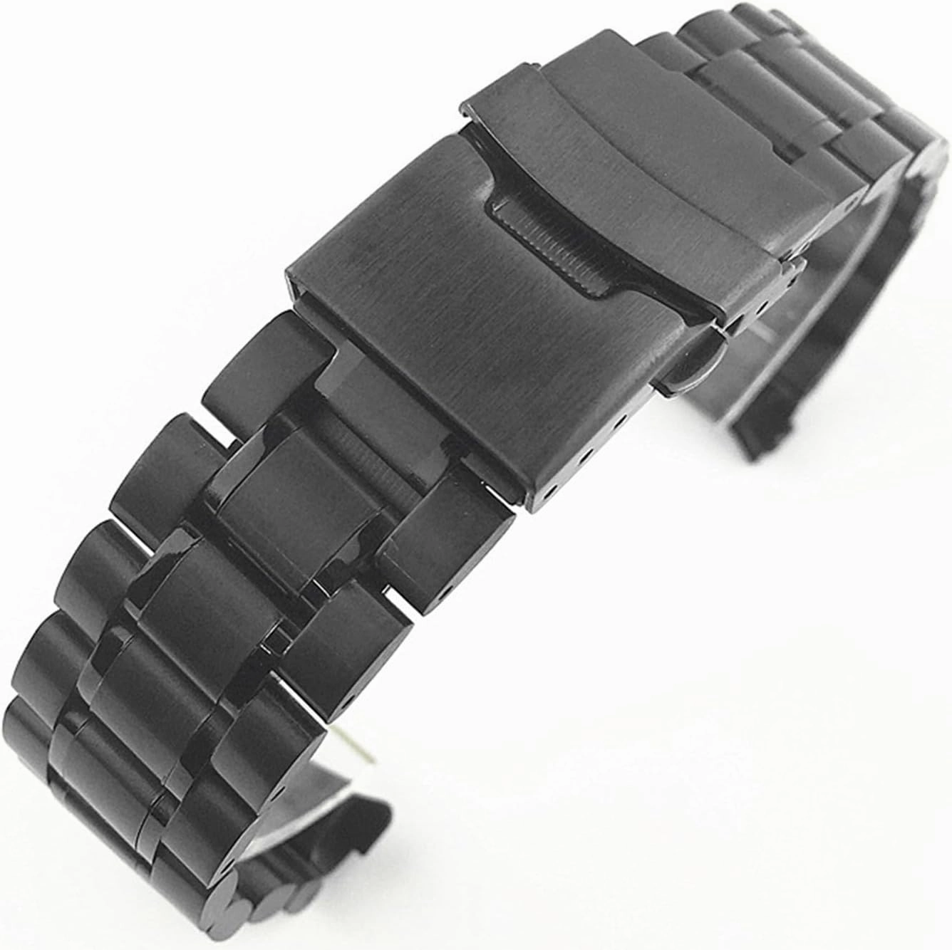 Stainless Steel Watch Strap Metal Watch Strap 18mm 20mm Suitable for Smart Watch Men's Women's Universal Metal Watch Strap Wristband(Silver,21mm)