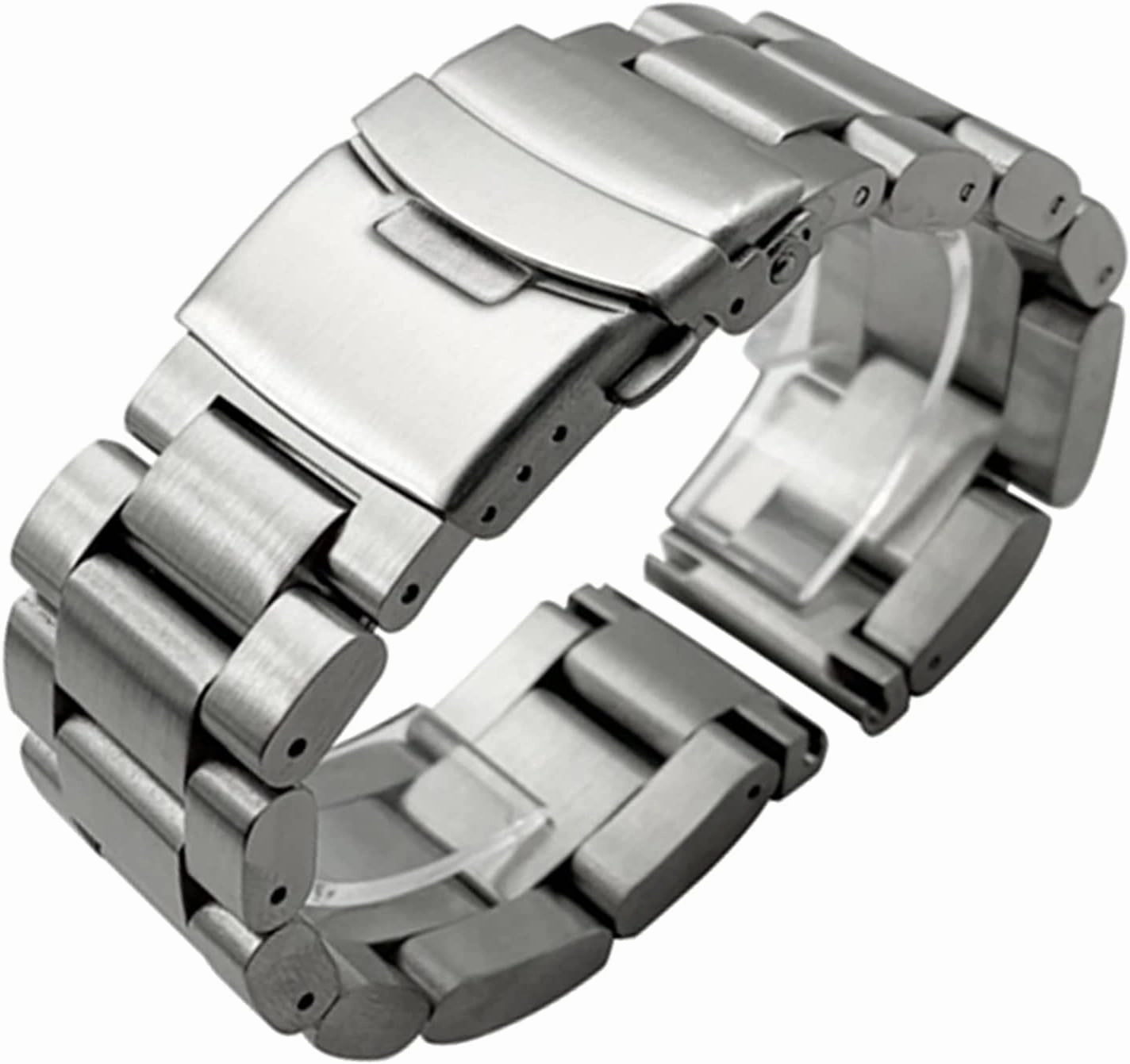 stainless steel watchbands bracelet 22mm 24mm 26mm solid thickening metal watch band strap