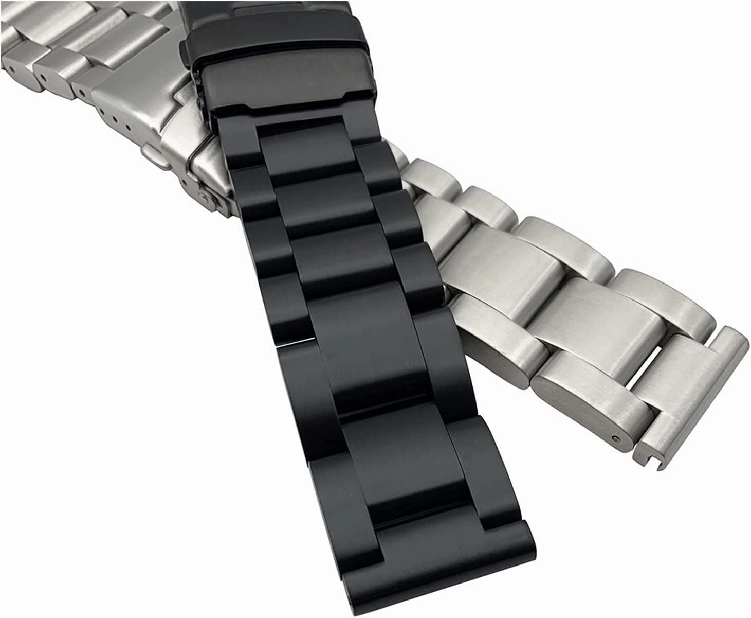 stainless steel watchbands bracelet 22mm 24mm 26mm solid thickening metal watch band strap