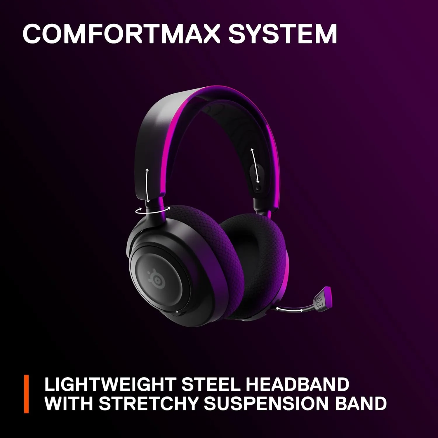 SteelSeries Arctis Nova 7 Wireless Multi-Platform Gaming Headset — Neodymium Magnetic Drivers — 2.4GHz   Mixable Bluetooth — 38Hr USB-C Battery — ClearCast Gen2 AI Mic — PC, PS5, Switch, VR, Mobile