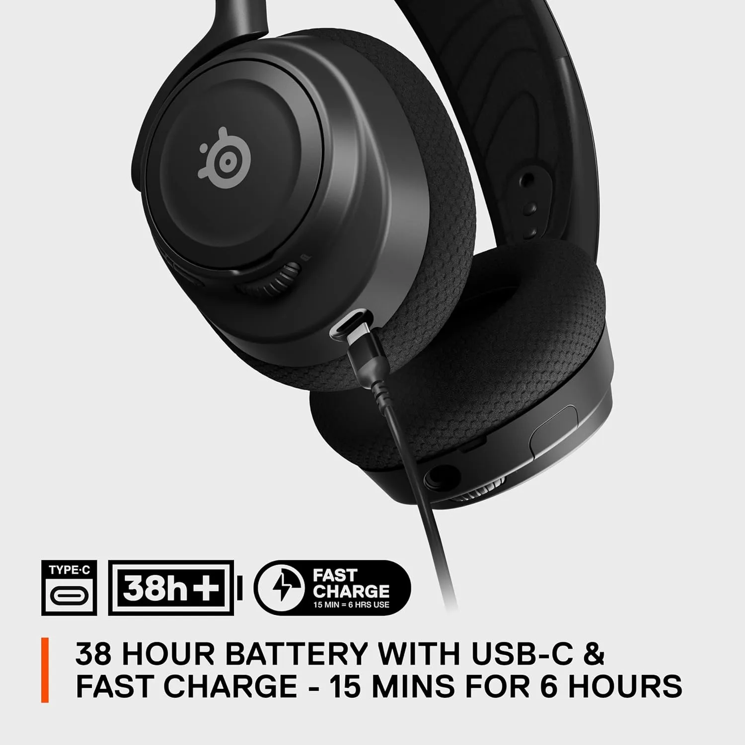 SteelSeries Arctis Nova 7 Wireless Multi-Platform Gaming Headset — Neodymium Magnetic Drivers — 2.4GHz   Mixable Bluetooth — 38Hr USB-C Battery — ClearCast Gen2 AI Mic — PC, PS5, Switch, VR, Mobile