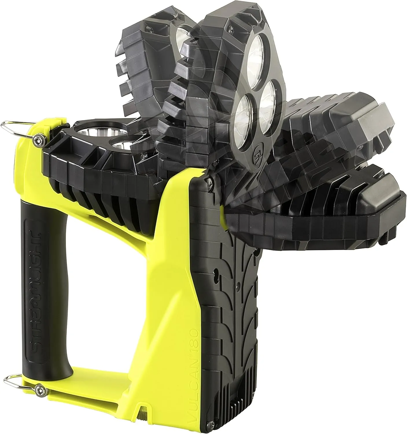 Streamlight 44301 Div 2 Vulcan 180 Standard System-120V/100V AC AC/12V DC, Includes Shoulder Strap, Yellow
