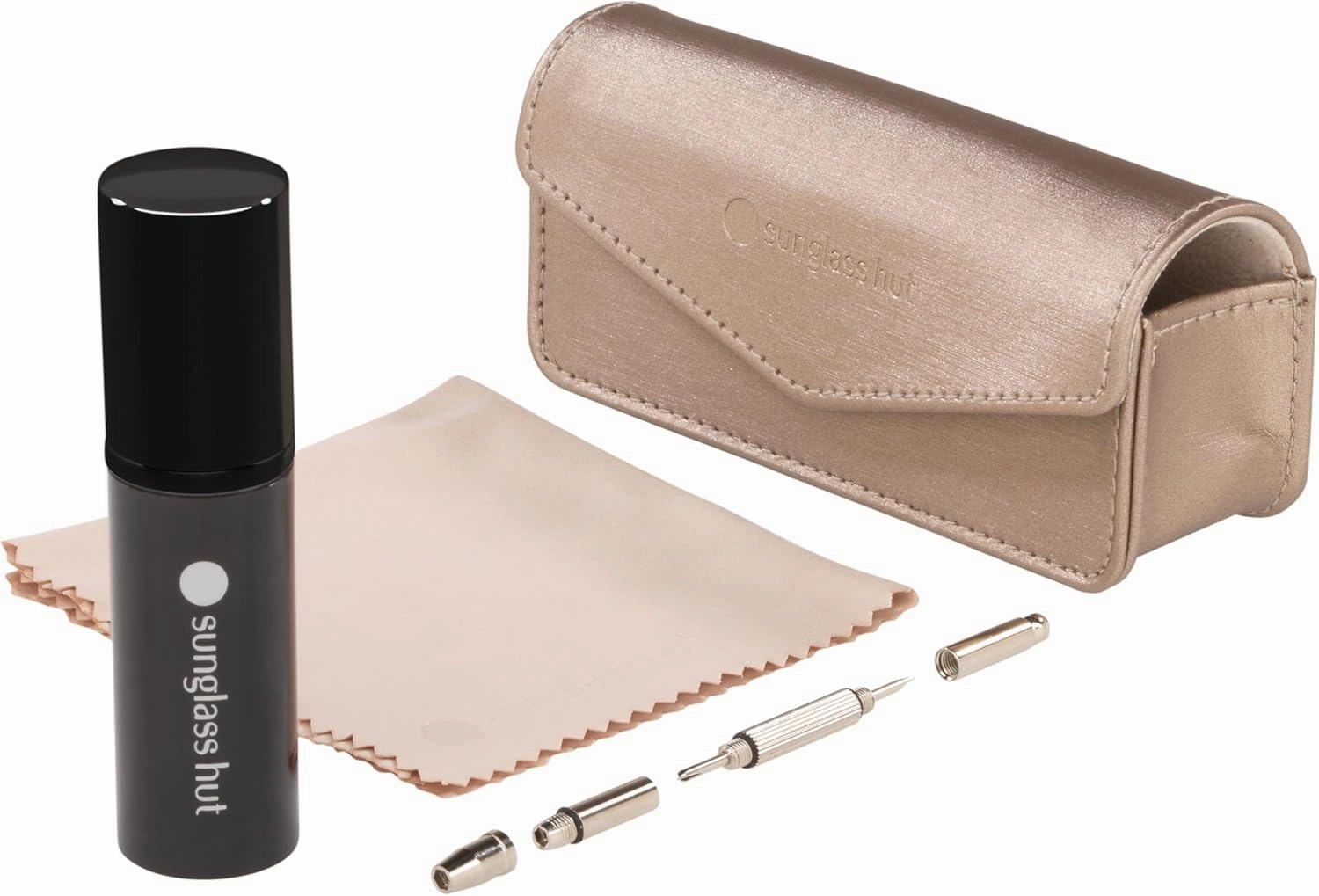 Sunglass Hut Collection Shiny Black CARE KIT PAROS