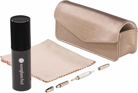 Sunglass Hut Collection Shiny Black CARE KIT PAROS