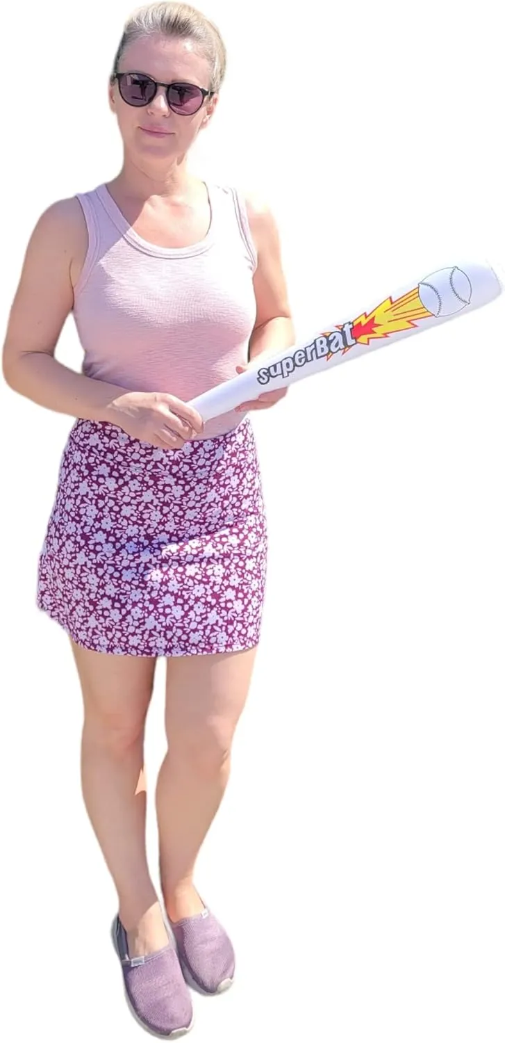 Superbat Inflatable Baseball Bat (Pack) (22") Vinyl. Super Fun and Safe Inflate Toy. Inflate Sport Event Decor Party Favor