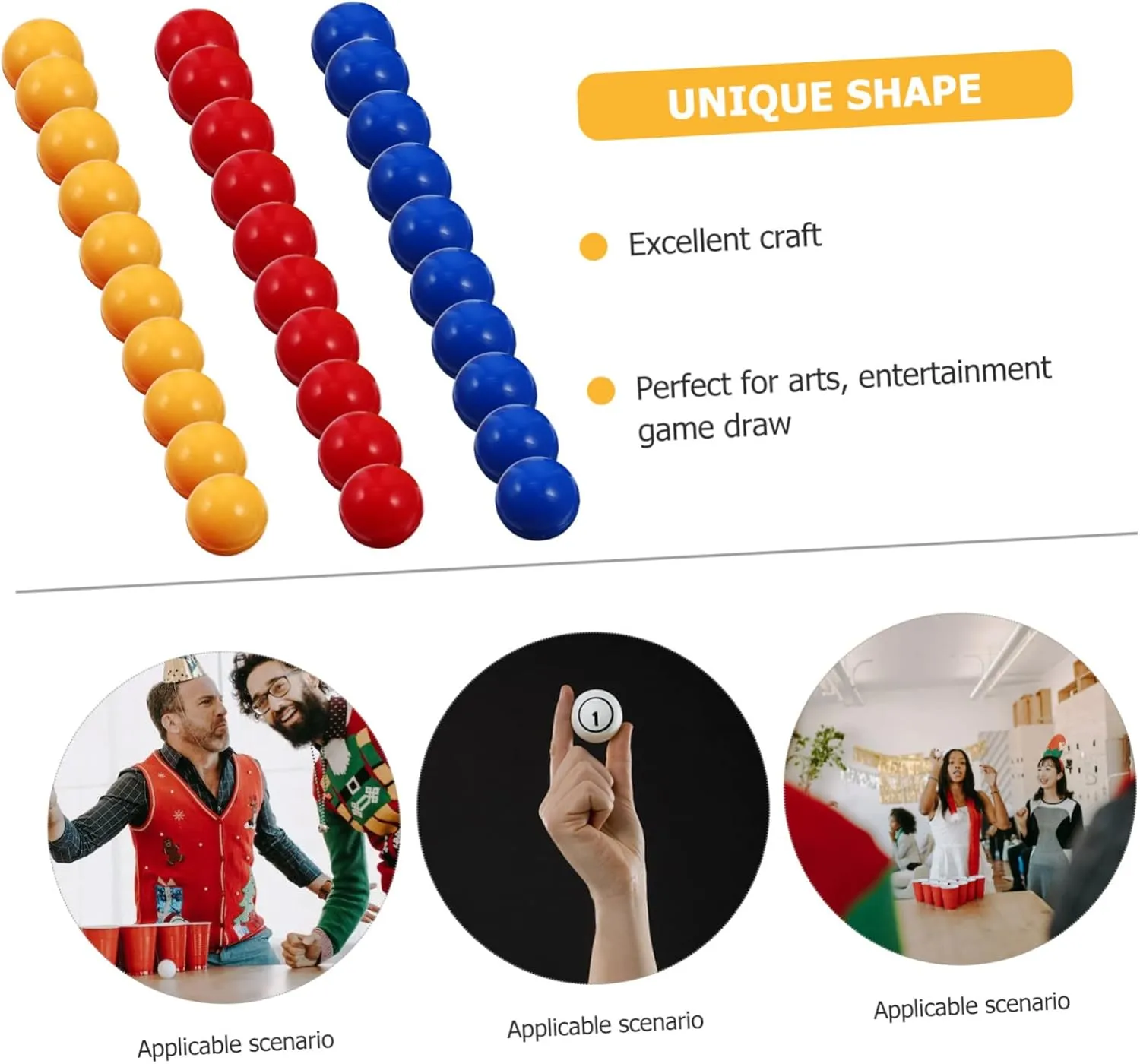 SUPVOX 2 Sets Ball Prom Props Spherical Seamless Ball