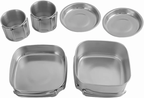 SUPVOX 1 Set Portable Camping Cookware Multi Use Cooking Pot Pan for Outdoor Activities Travel Friendly Tableware for Camping BBQ Fishing