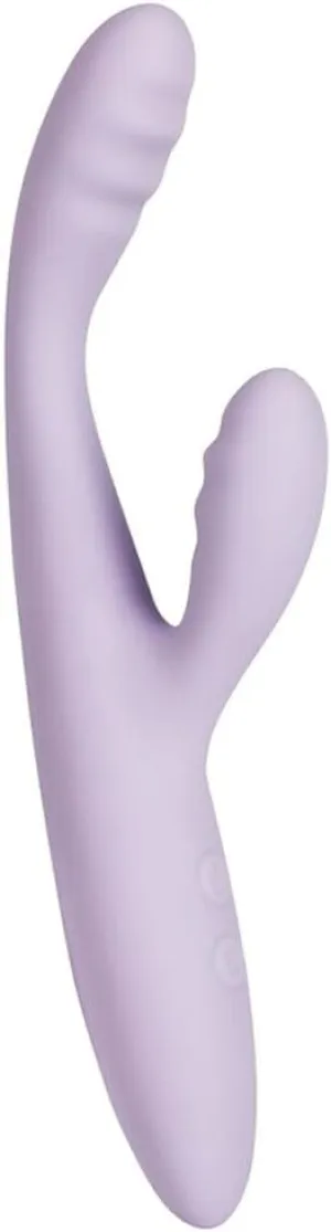 SVAKOM Cici Plus 2 Rechargeable Silicone App Controlled G-Spot Warming Vibrator - Lavender