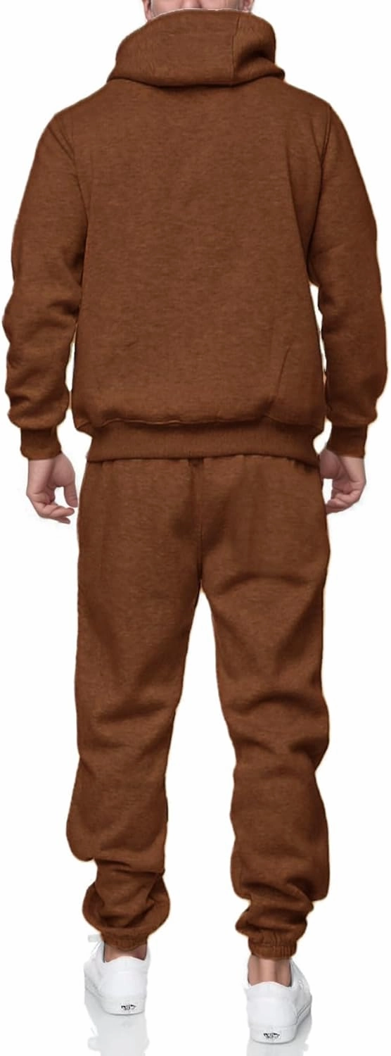 Sweatsuits for Men 2 Piece Men's Jogging Tracksuit Set Hoodie Casual Athletic Long Sleeve Zipper Suit Set