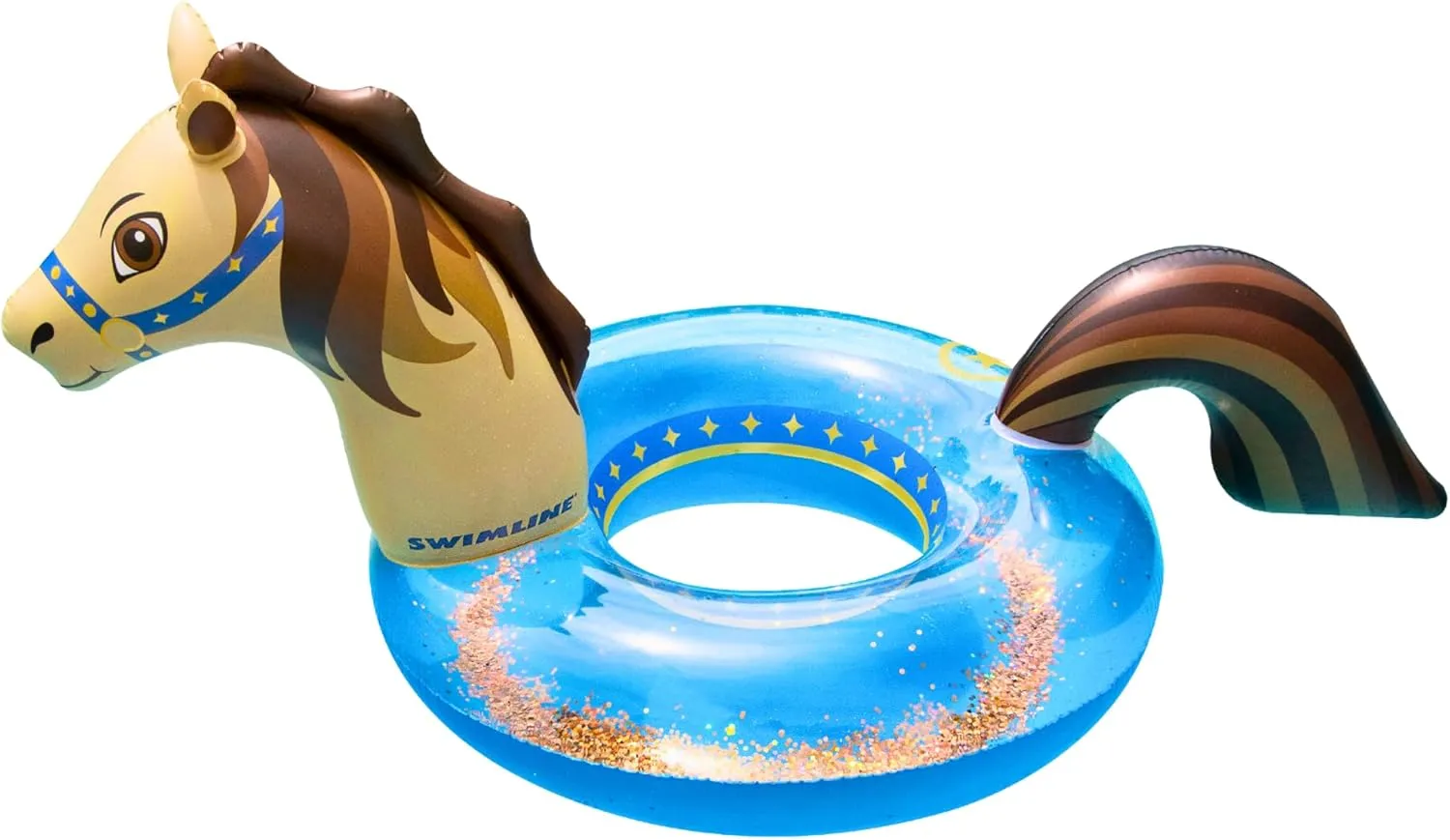 Swimline Giant Pretzel Swim Fun Inflatable Floating Seat
