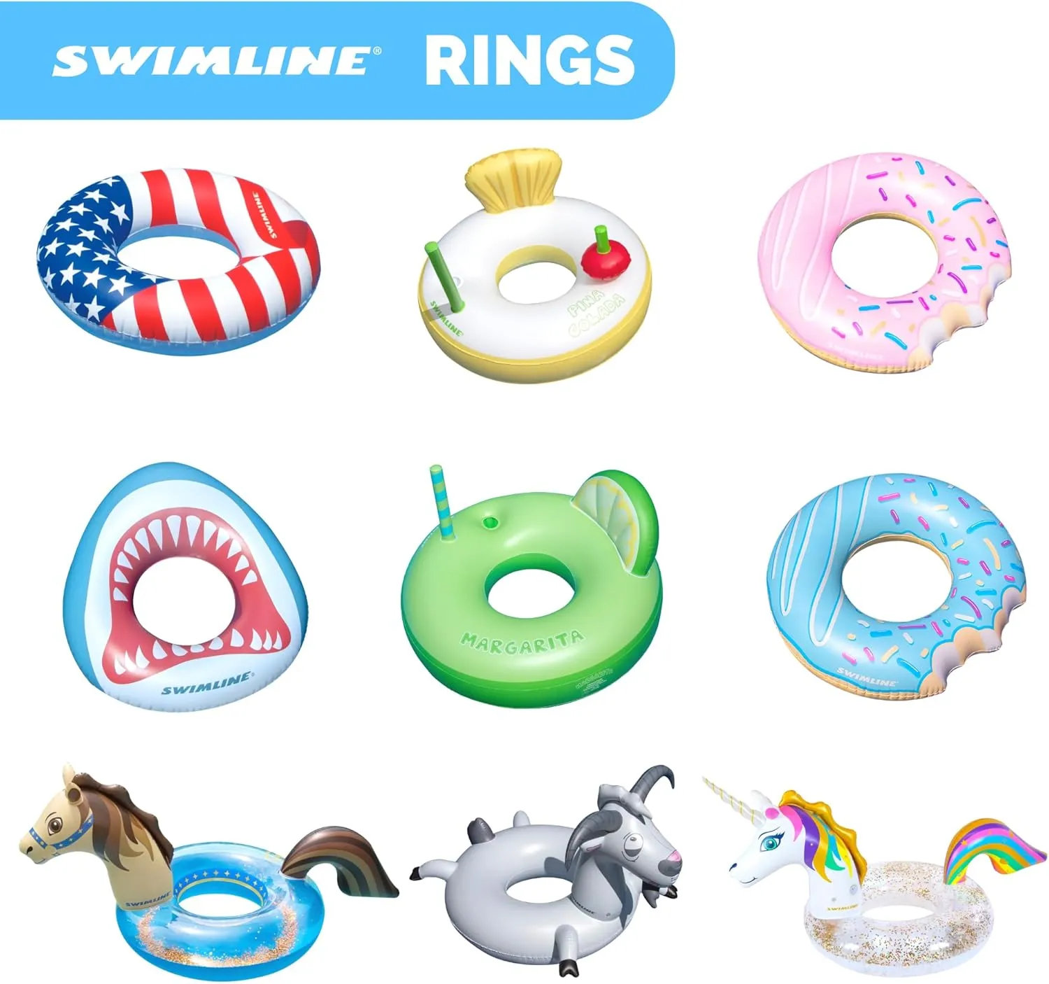 Swimline Giant Pretzel Swim Fun Inflatable Floating Seat