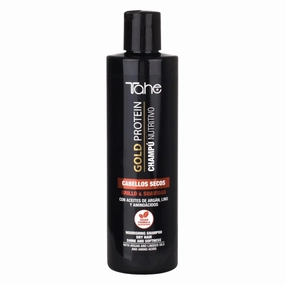 Tahe Gold Protein For Dry Hair Small Kit - Shampoo 300ml, Mask 400ml, Styling Cream 200ml - Nourishing & Softness