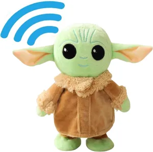 Talking Baby Yoda 7.8 Inch,Walking Baby Yoda and Toy Repeats What You Say Plush Animal Toy Electronic Toy for Boys,Girls,Stuffed Animal,Baby Doll for Kids Gifts (Baby Yoda)