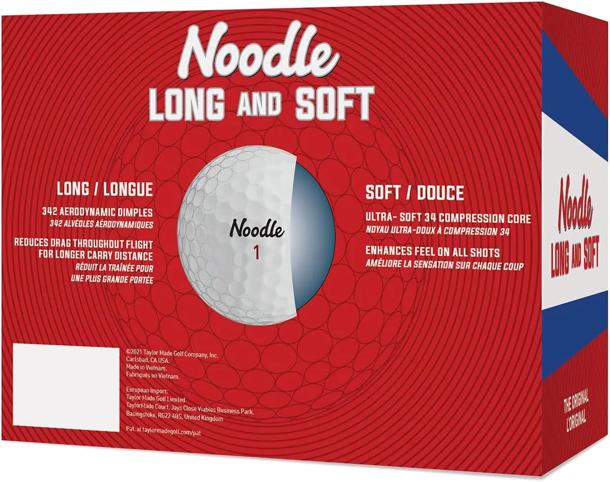TaylorMade Golf Noodle Long & Soft Golf Ball