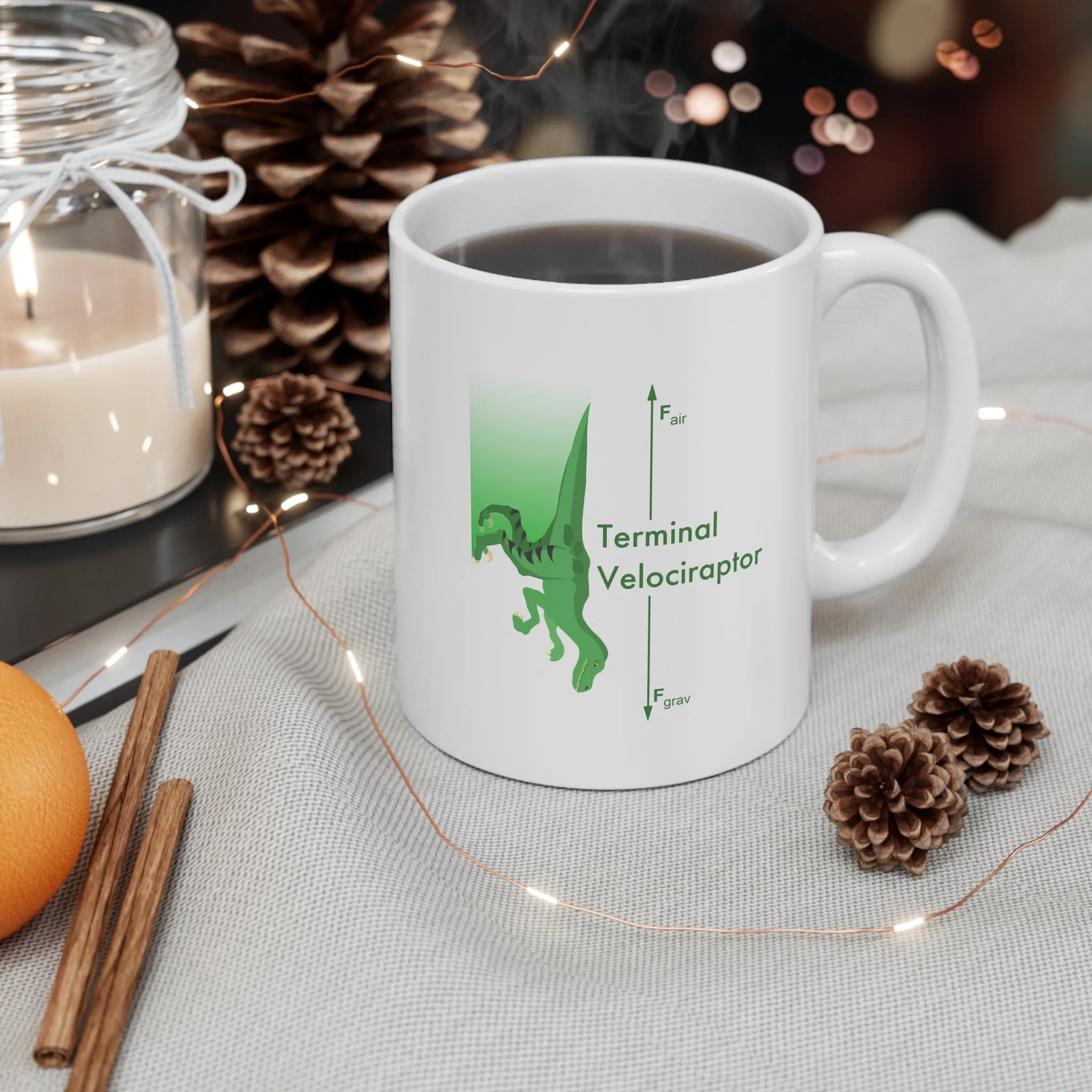 Terminal Velociraptor - Ceramic Mug 11oz